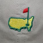 Augusta National Golf Club Khaki Hat with Augusta Logo Only - Rare Hat