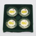 4pk Augusta National Golf Club Metal Ball Markers