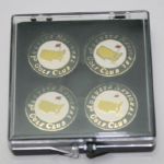4pk Augusta National Golf Club Metal Ball Markers