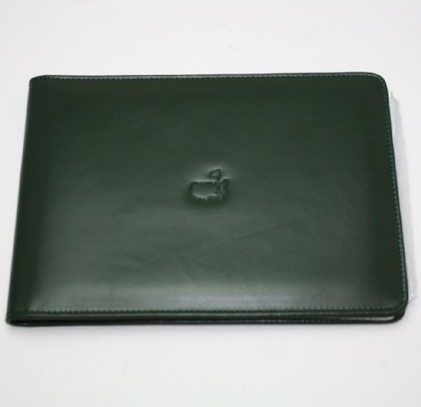 Augusta National Golf Club Green Leather 5x7 Folding Frame - Holds Two