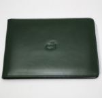 Augusta National Golf Club Green Leather 5x7 Folding Frame - Holds Two