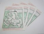 Full Set of 1986 Masters Pairing Sheets - April 10-13, 1986
