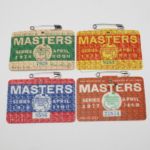 Lot of 4 Masters Series Badges - 1974-1977
