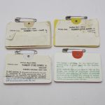 Lot of 4 Masters Series Badges - 1974-1977