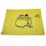 Bubba Watson Signed 2014 Masters Flag JSA COA