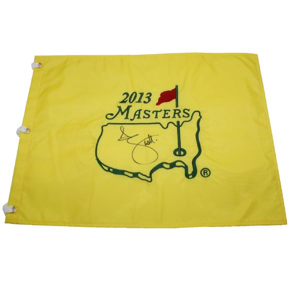 Adam Scott Signed 2013 Masters Flag JSA COA