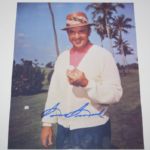 Sam Snead Signed 8x10 Photo - Holding Ball JSA COA