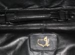 Augusta National Golf Club Black Leather Overnight Suit Bag 