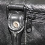 Augusta National Golf Club Black Leather Gym Bag 