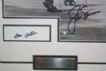 Framed 8 x10 Jack Nicklaus Signed Photo with Don Hutson Signed Cut JSA COA