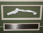 Framed Tiger Woods Piece of Golfer's Tape used in 2009 PGA Championship Final Round