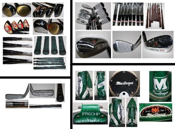 Multi Mixed Lot from Penna Collection, Expereimental Clubs, Tools, Golf Bag, etc - See Description