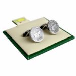 Masters Champions Medal Augusta National Vintage Logo Nickel Cuff Links