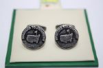Masters Champions Medal Augusta National Vintage Logo Nickel Cuff Links