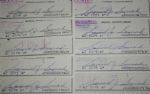 Lot of TEN Sam Snead Personal Signed Checks