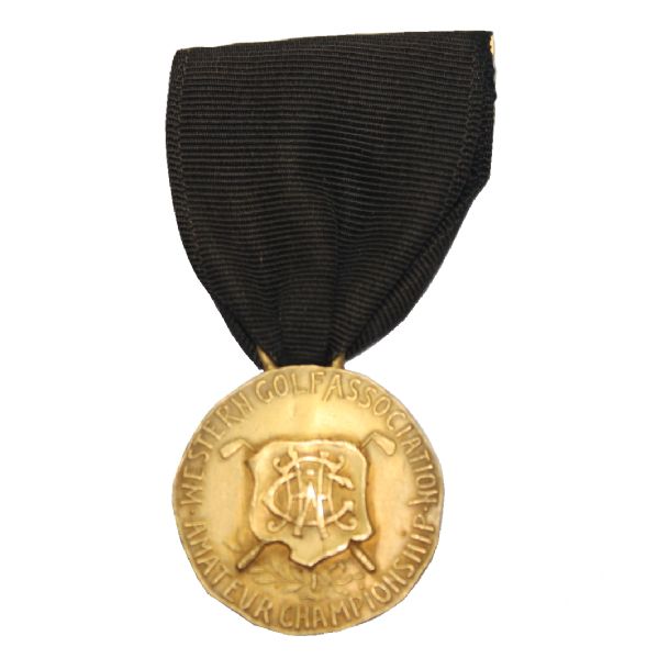 Frank Stranahan 1949 Western Open Amateur 14k Champion Gold Medal 