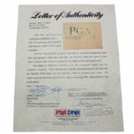 Paul Runyan Signed PGA Championship Flag(Champ 1934&38)- Seldom Seen-PSA COA