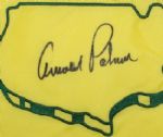 Arnold Palmer Signed Undated Masters Flag - JSA COA