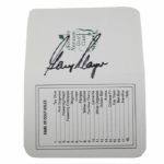Gary Player Signed Masters Scorecard JSA COA