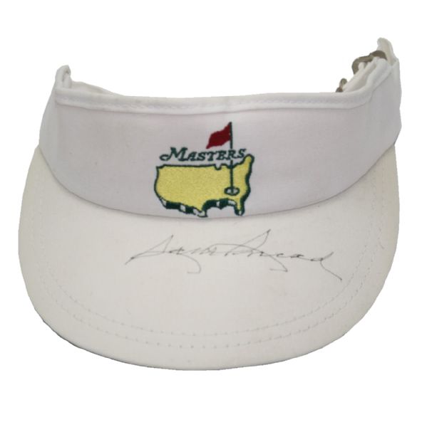 Sam Snead Signed Masters White Visor JSA COA