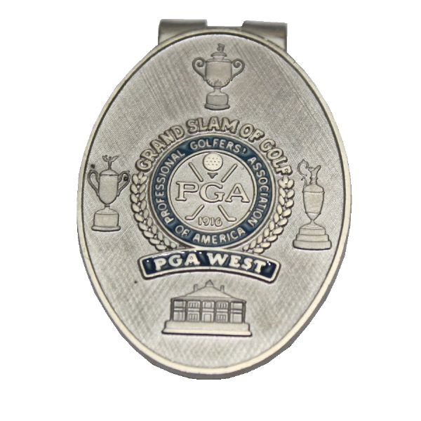 Grand Slam of Golf Money Clip - PGA - 4 Major Trophies