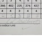 Lee Trevino Signed Official Scorecard - 1982 Doral Eastern Open JSA COA