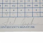 Fred Couples Signed Official Scorecard - 1984 The Honda Classic JSA COA