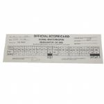 Ray Floyd Signed Official Scorecard - 1982 Doral Eastern Open JSA COA