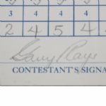 Gary Player Signed Official Scorecard - 1984 The Honda Classic JSA COA