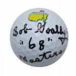 Bob Goalby Signed Masters Logo Golf Ball w/Inscription JSA COA