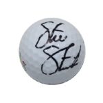 Steve Stricker Signed Masters Logo Golf Ball JSA COA