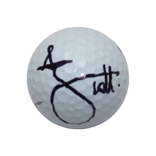 Adam Scott Signed Augusta National Members Logo Golf Ball JSA COA