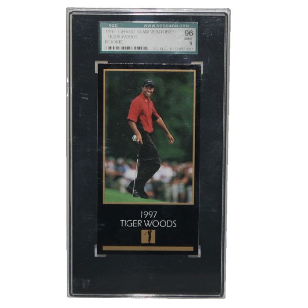Tiger Woods GSV SGC 96 Rated Golf Card
