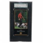 Tiger Woods GSV SGC 96 Rated Golf Card
