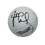 Justin Leonard Signed 1997 Royal Troon Logo Golf Ball JSA COA