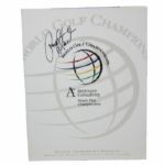 Payne Stewart Signed 1999 Match Play Program JSA COA