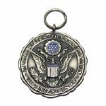 Frank Stranahan 1957 U S Open  Sectional Low Scorer Sterling Medal - Oakland Hills  