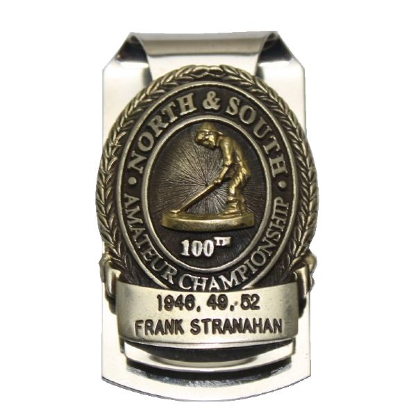 Frank Stranahans Personal Money Clip-100th Anniversary of North/South Amateur 