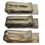 2005 and 2006 Senior British Open Money Clip Plus 2009 Senior Open Championship Money Clip