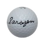 Gene Sarazen Signed Golf Ball JSA COA