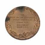 1969 Junior Amateur Championship Semi-Finalist Medal - David Eger