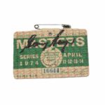 Gary Player Signed 1974 Masters Badge JSA COA