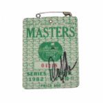 Craig Stadler Signed 1982 Masters Badge JSA COA