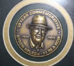 Byron Nelson Framed Signed Photo and Medal Commemorating 'The Unforgettable Year'