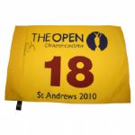 Louis Oosthuizen Signed 2010 The Open Flag - St. Andrews JSA COA
