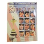 Tiger Woods Signed 1999 Ryder Cup Program Cover JSA COA