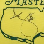 Adam Scott Signed 2013 Masters Flag JSA COA