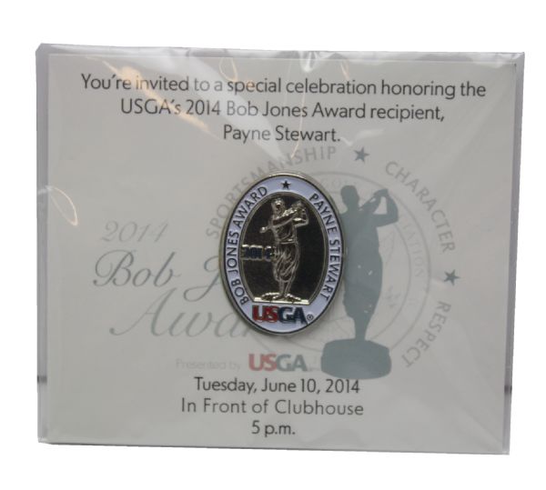 USGAs 2014 Bob Jones Award Recipient Celebration Pin Honoring Payne Stewart