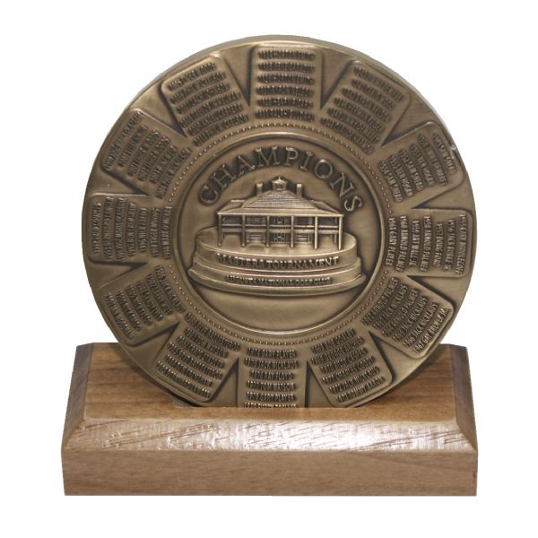 Masters 75th Anniversary Commemorative Medallion-With Listing of All Past Champions