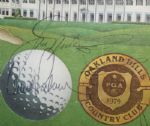 Nicklaus, Palmer, Watson, & Others Signed 1979 PGA Cover 8x10 Page JSA COA